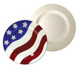 Rim Salad Plate Mold 7.75 inches - Stained Glass Express