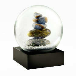 Rock Garden Snow Globe - Stained Glass Express