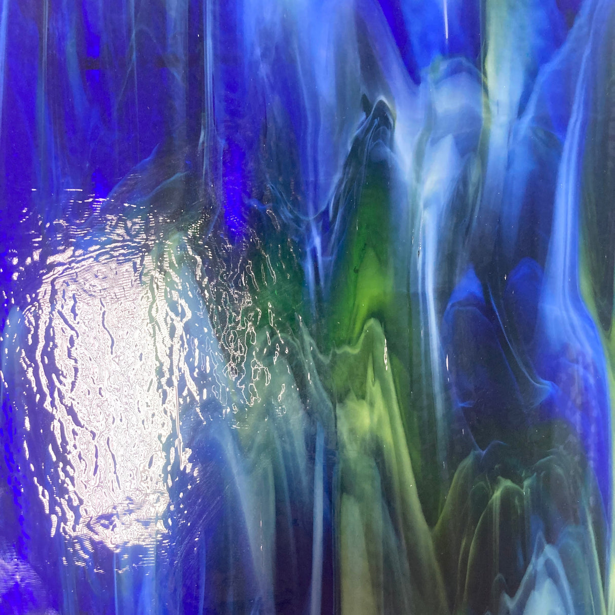 Royal Blue, Spring Green w/ White