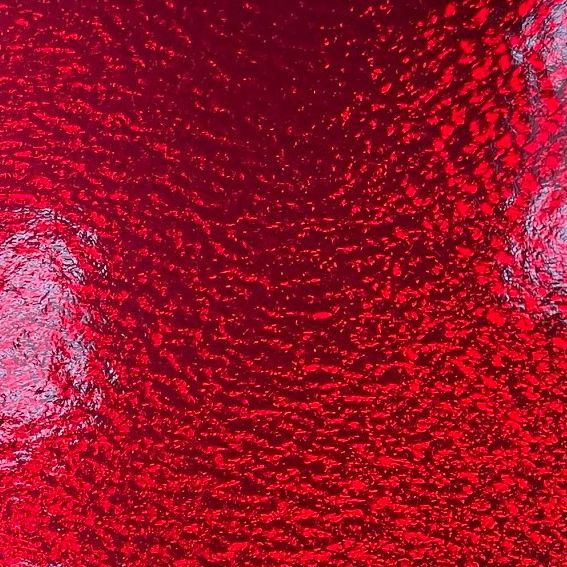 Cherry Red Rough Rolled ShimmerCoat