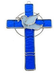 SC, CROSS DOVE - Stained Glass Express