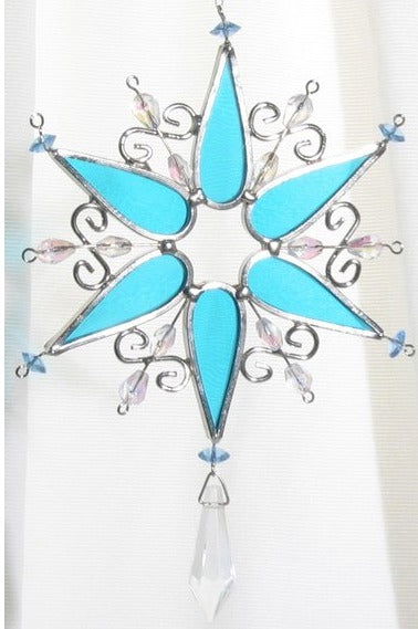 SC, SNOWFLAKE STARBURST - Stained Glass Express