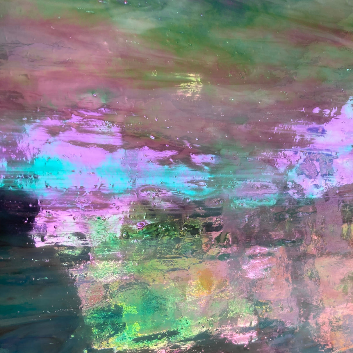 SKY BLUE, DK PURPLE, WHITE IRID