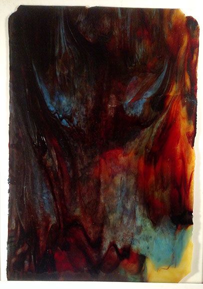 Silver Yellow, Blue and Red Stipple - Stained Glass Express