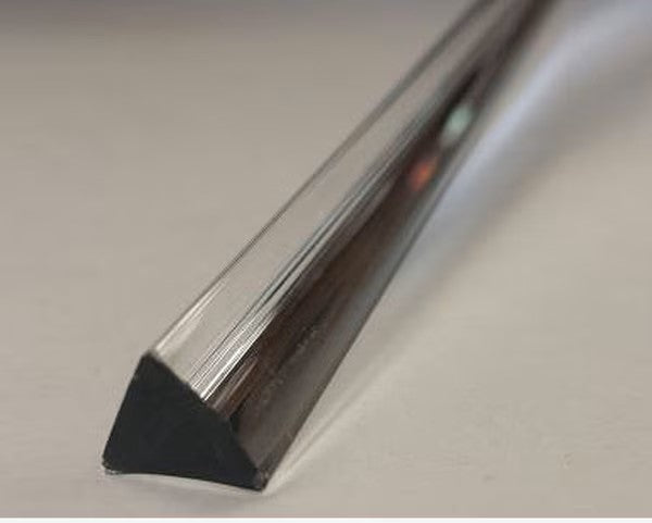 33 COE Rod Clear Triangle 6MM