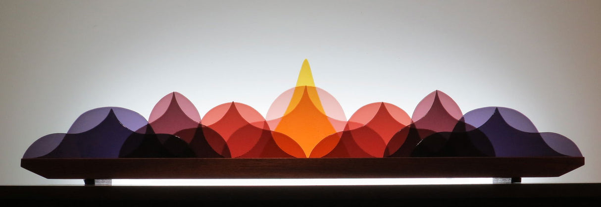 Sine Wave Violet - Stained Glass Express