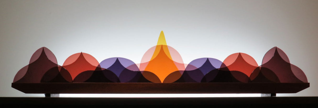 Sine Wave Violet - Stained Glass Express