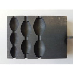 Small Olives Graphite Bead Shaper - Stained Glass Express