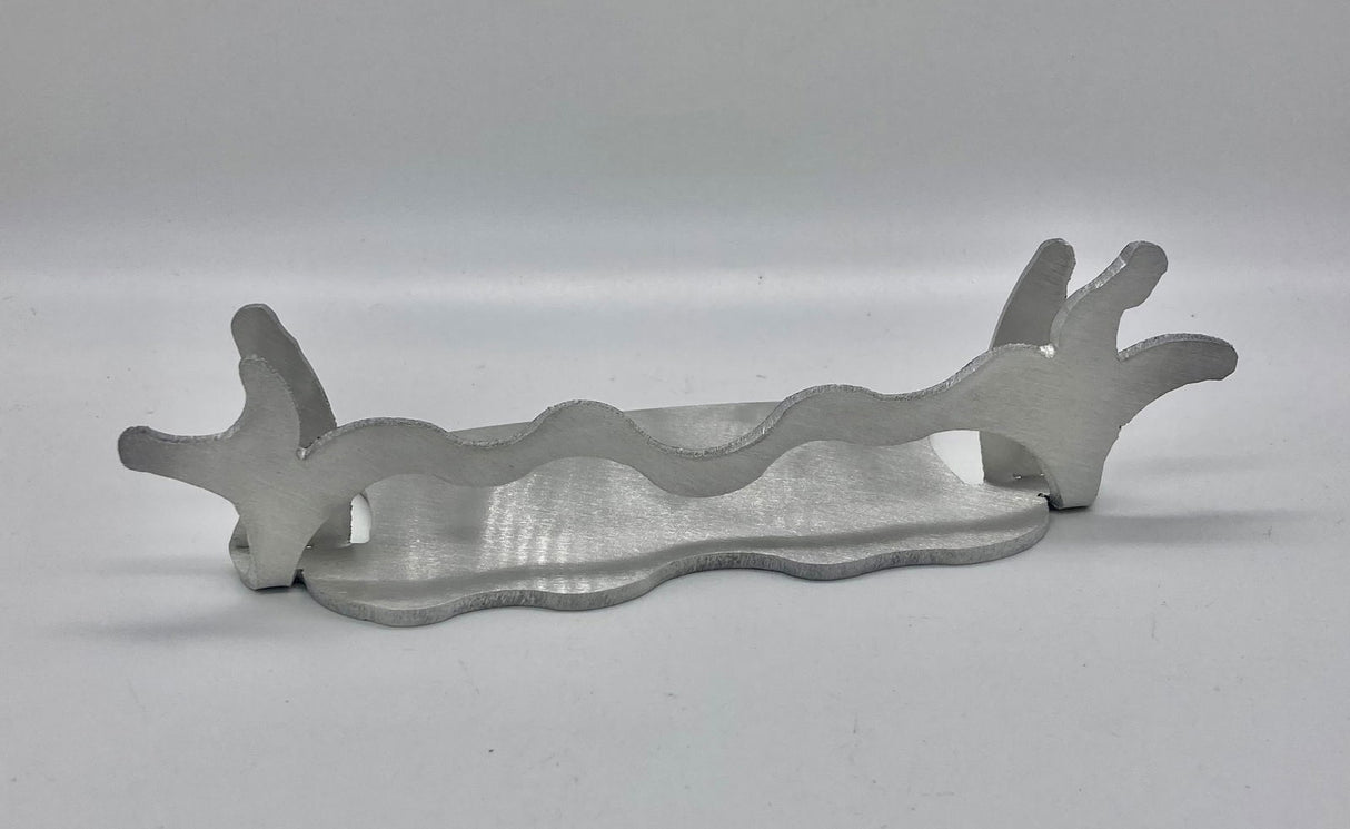 Stand Brushed Aluminum Driftwood - Stained Glass Express