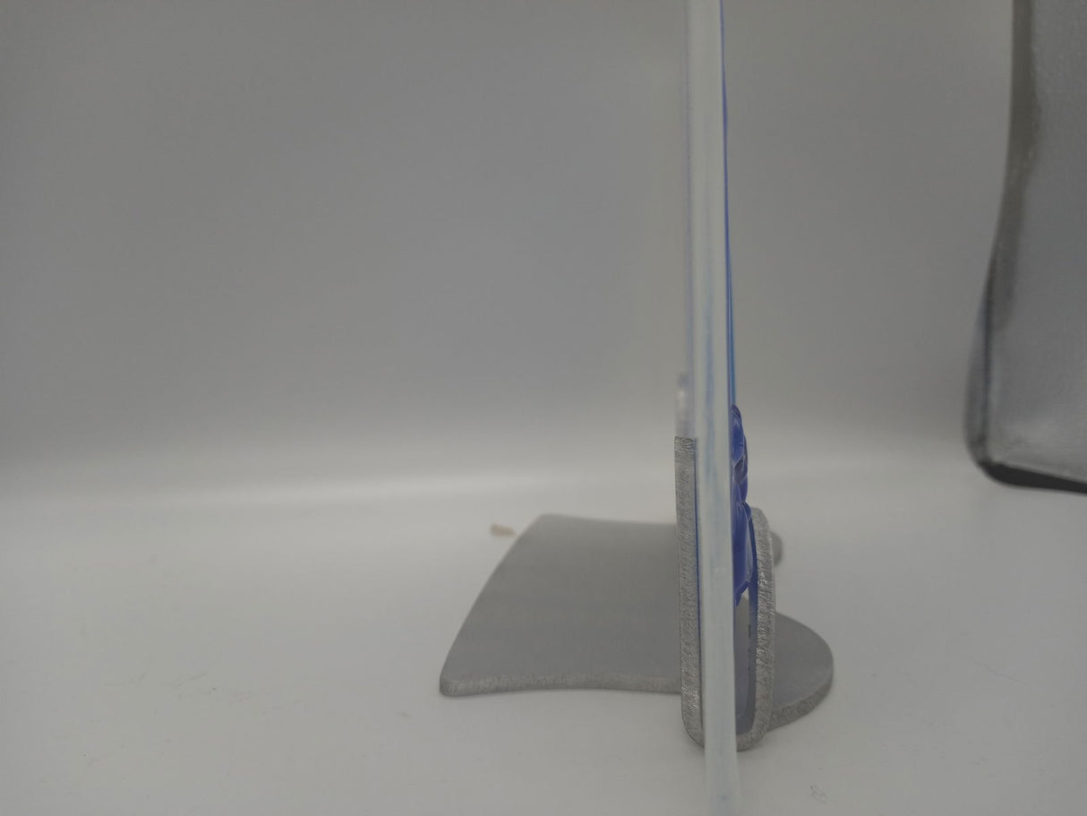 Stand Brushed Aluminum Wave - Stained Glass Express