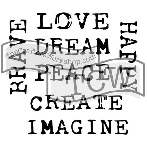 Stencil Inspired Words LTD - Stained Glass Express