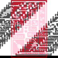 Stencil Over N Over Bees - Stained Glass Express