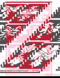 Stencil Over N Over Bows - Stained Glass Express