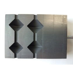 Stubby Bicone Graphite Bead Shaper - Stained Glass Express