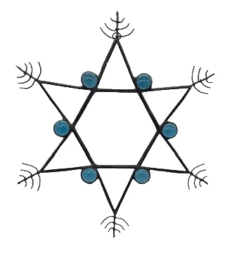 Suncatcher, snowflake with Engraved Center - Stained Glass Express