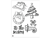 Tis' The Season Silk Screen - Stained Glass Express