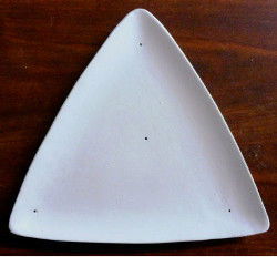 Triangle Luncheon Plate Mold 7.25 inch - Stained Glass Express