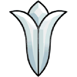 Tulip Clear Glass Bevel Cluster - Stained Glass Express