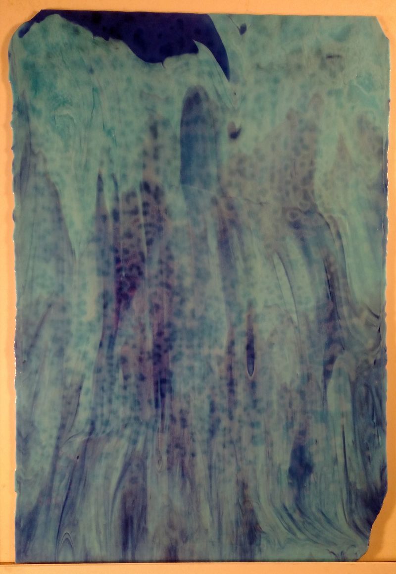 Turquoise Blue Opal and Cobalt Blue High Strike - Stained Glass Express