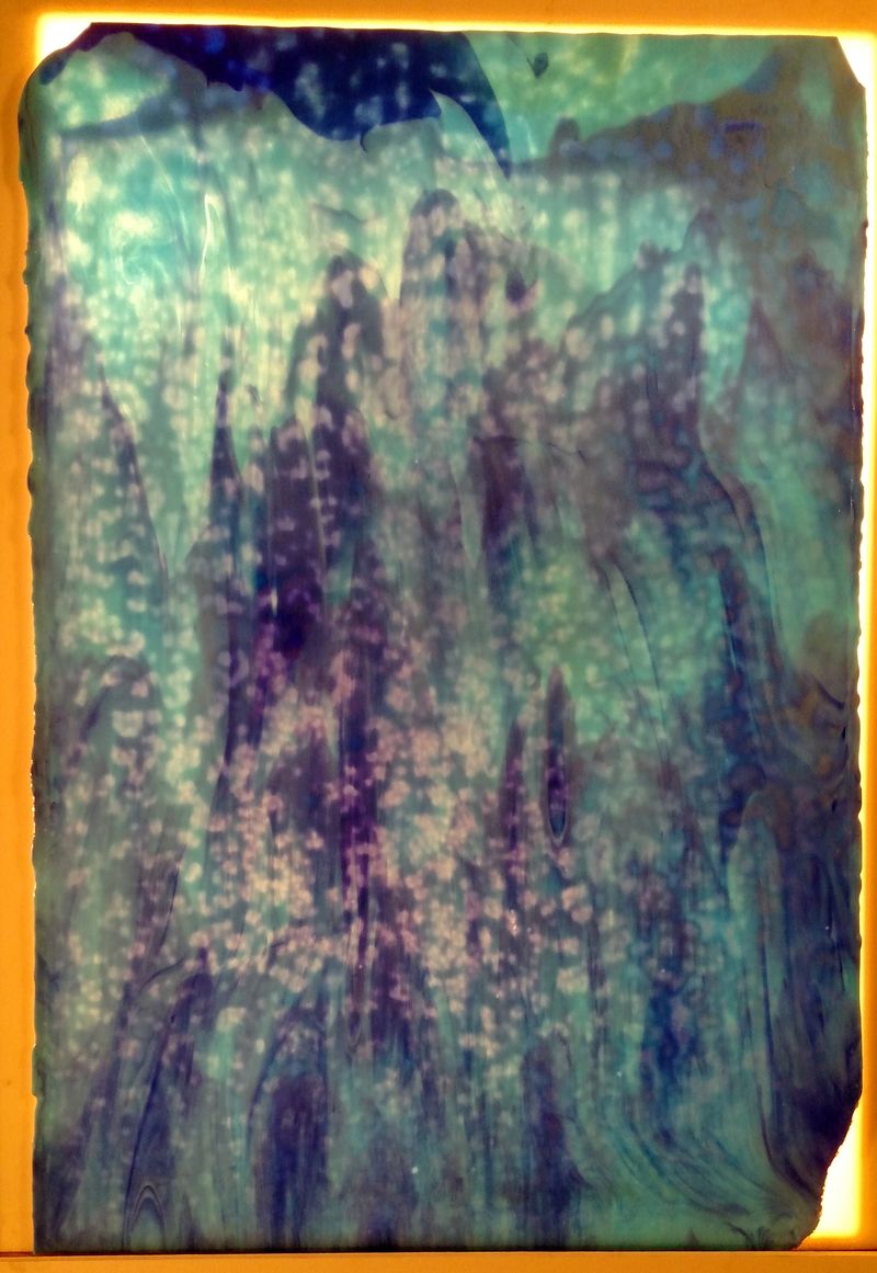 Turquoise Blue Opal and Cobalt Blue High Strike - Stained Glass Express