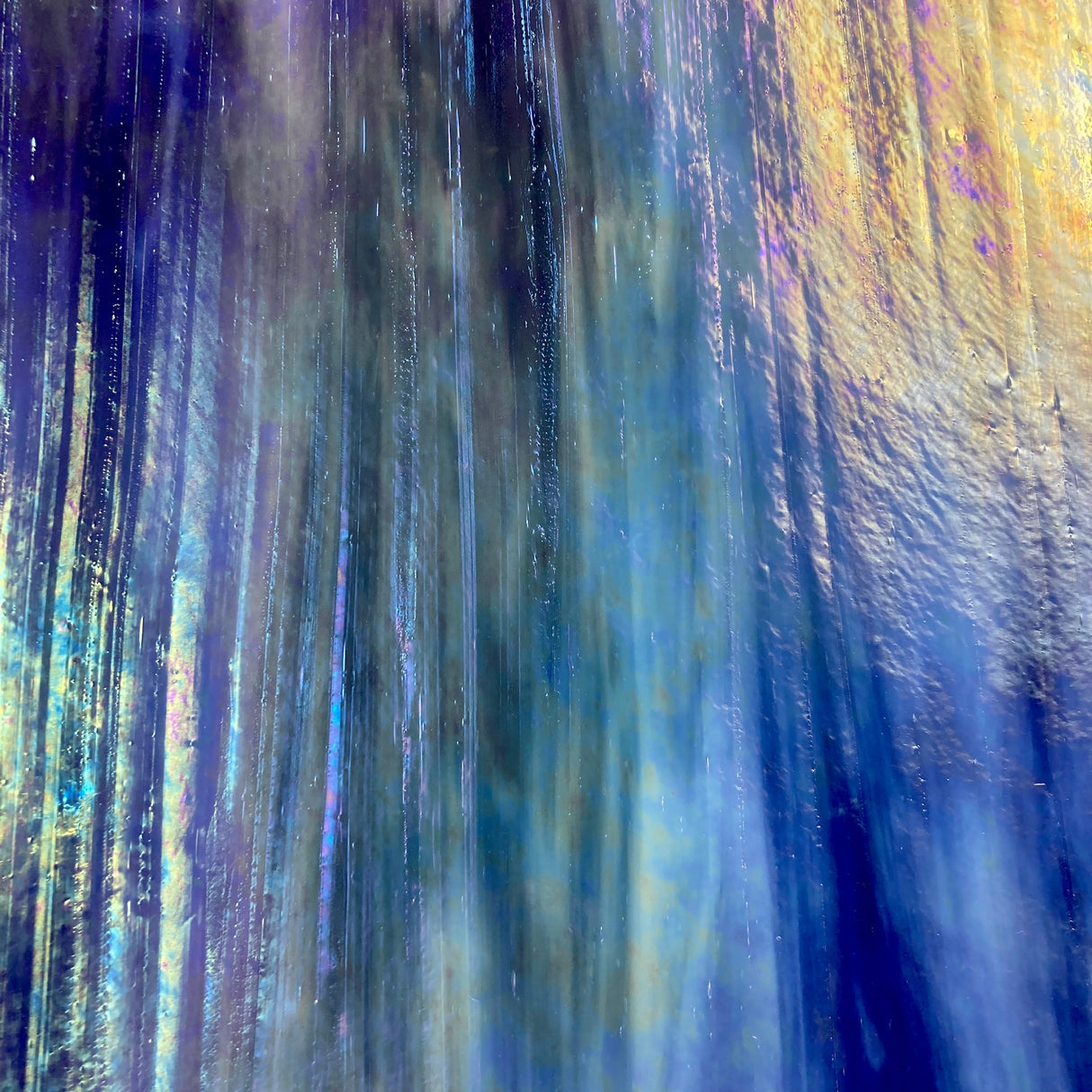 Violet, White Wispy Opal Irid