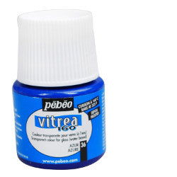 Vitrea 160 Frosted Glass Paint Azure - Stained Glass Express