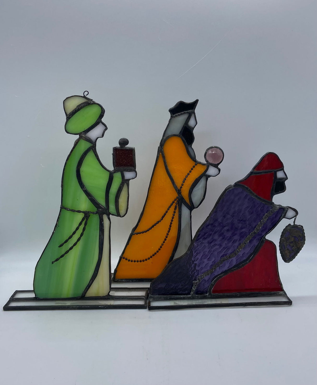 WE 3 KINGS STAINED GLASS FIGUR - Stained Glass Express