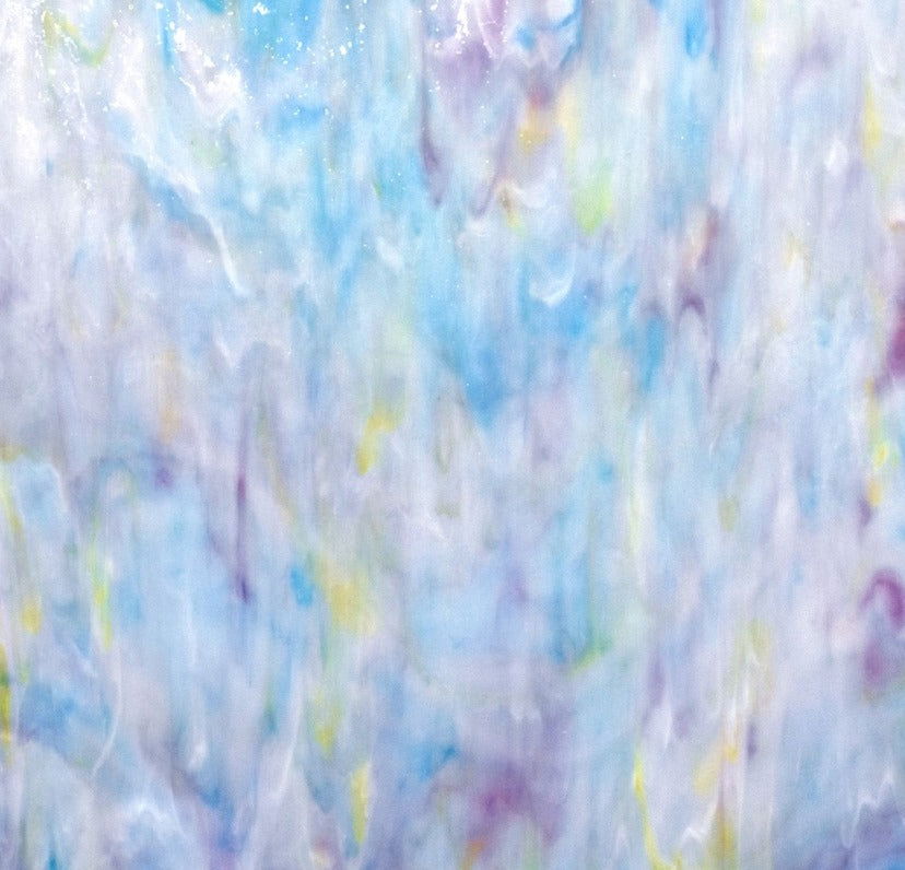 WHITE, SKY BLUE, YELLOW, PINK - Stained Glass Express