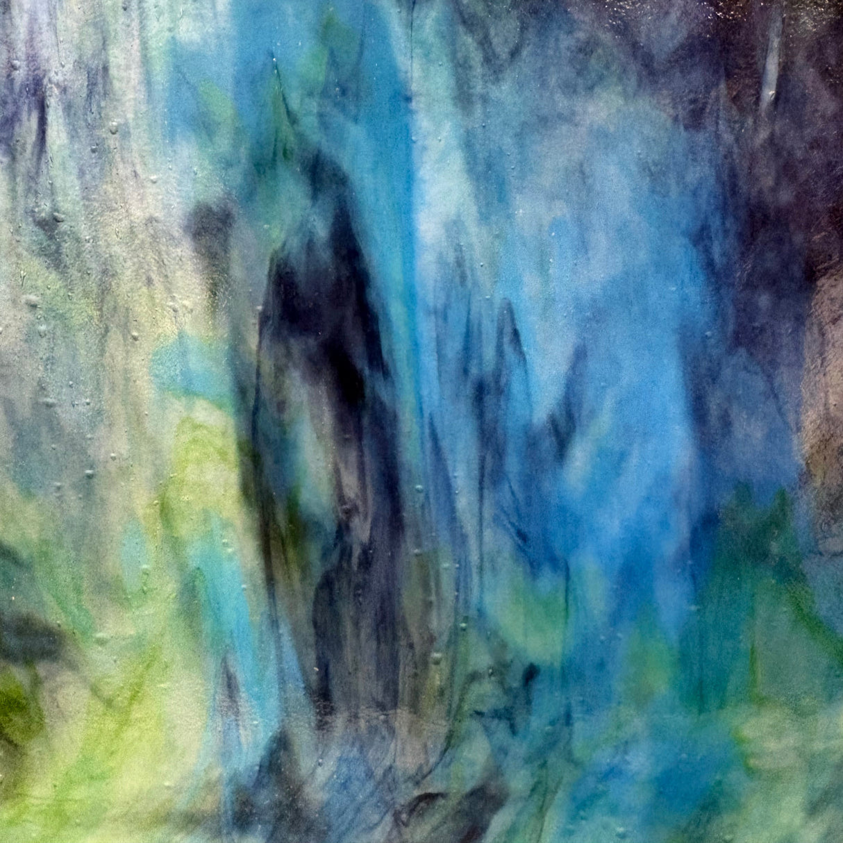 White Ice, Green, Blue, Purple Stipple