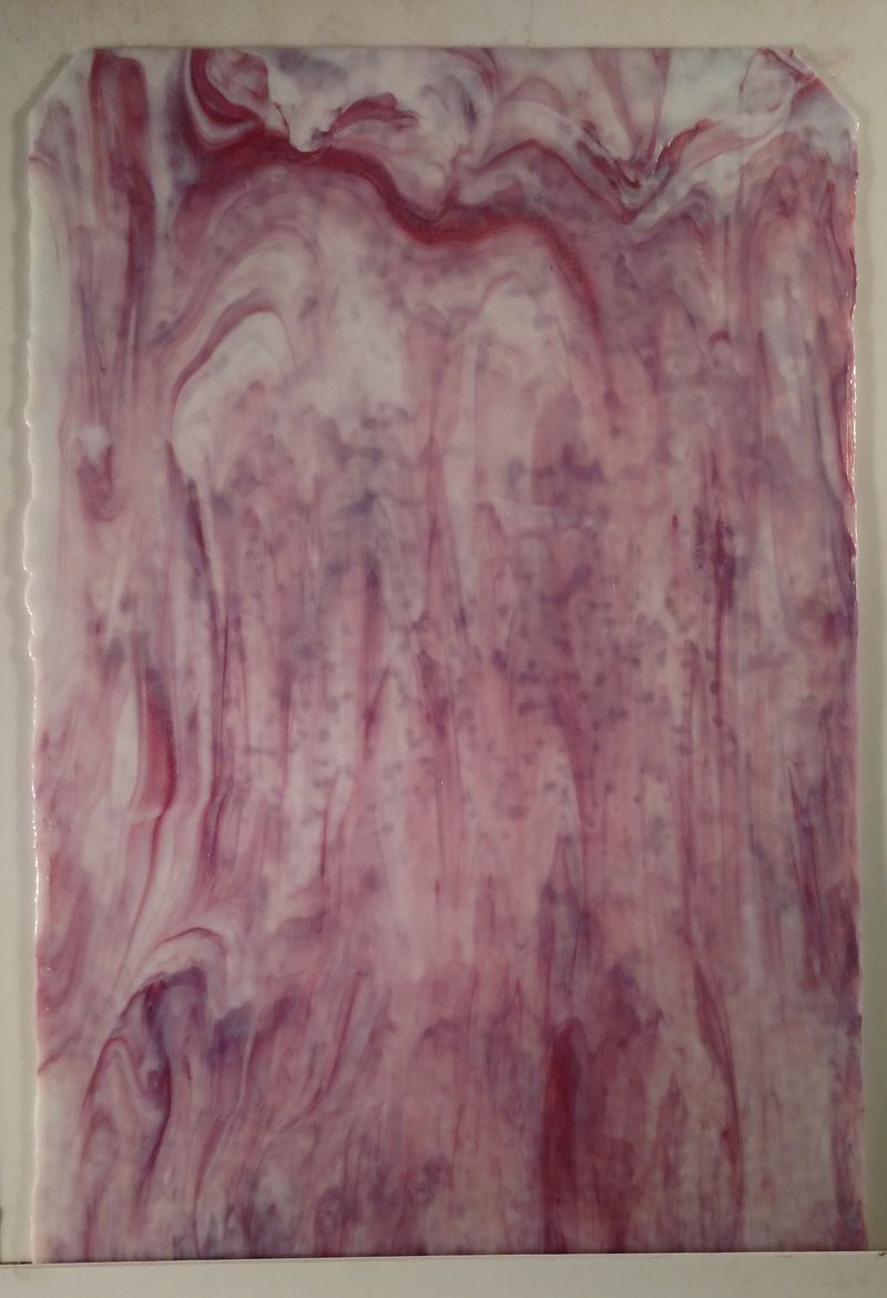 White Opal & Bubble Pink - Stained Glass Express