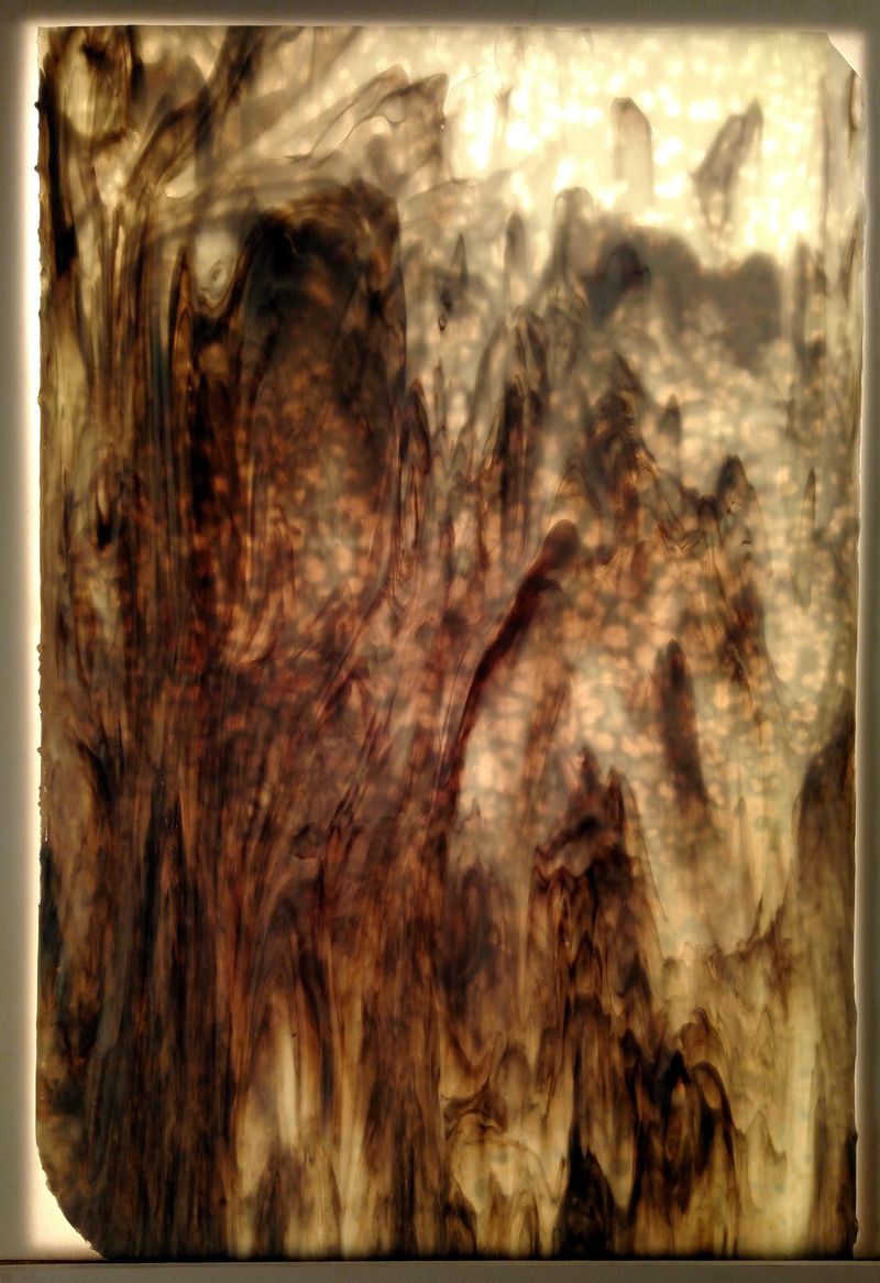 White Opal and Steel Grey High Strike - Stained Glass Express