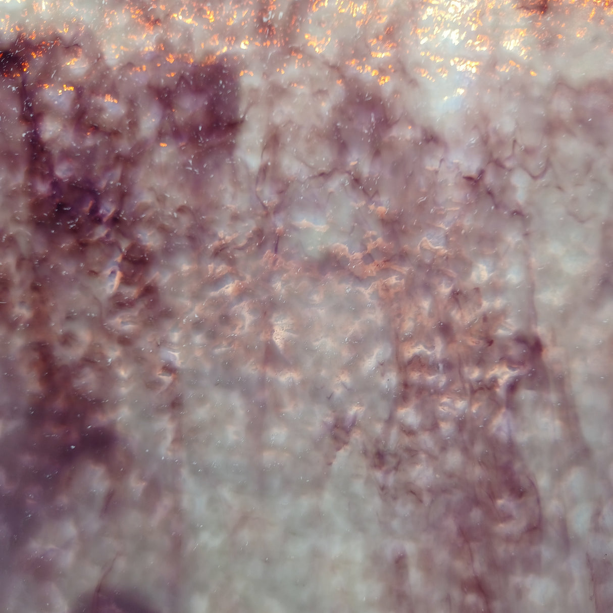 White Opal with Gold Purple, Pink Granite