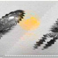 White Plated Locking Button Covers Bag of 12 - Stained Glass Express