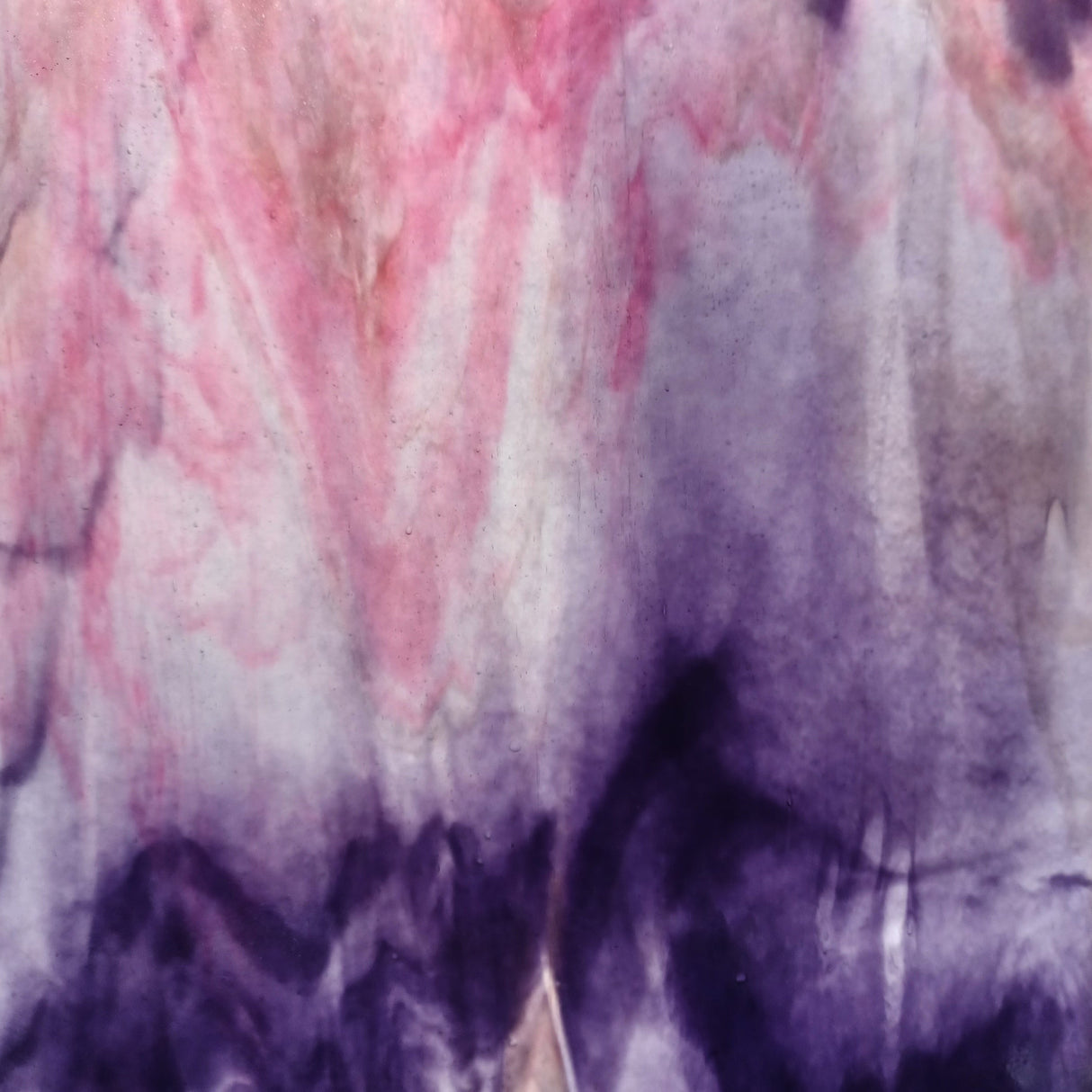 White, Purple, Gold Pink Stipple