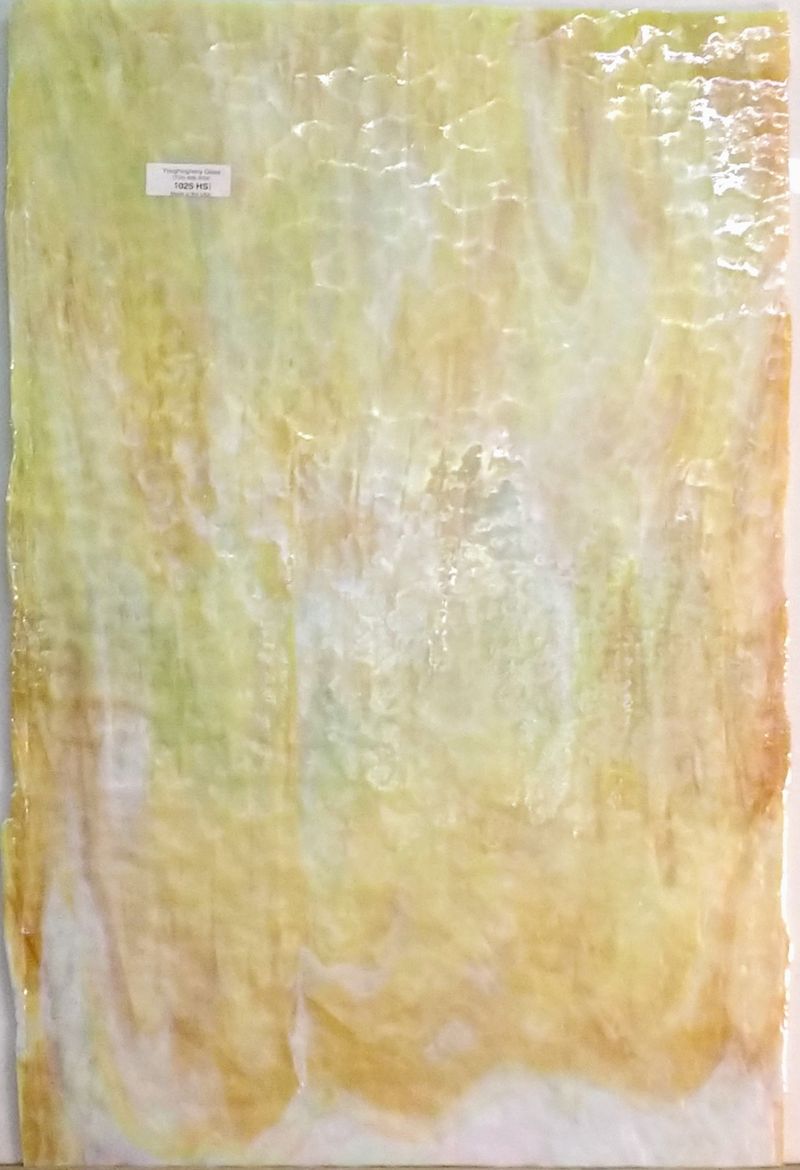 White Yellow Irid - Stained Glass Express