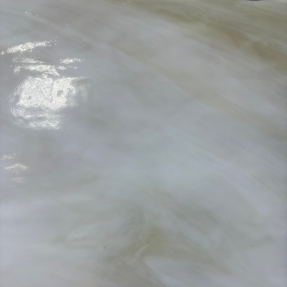 White and Light Amber Opal