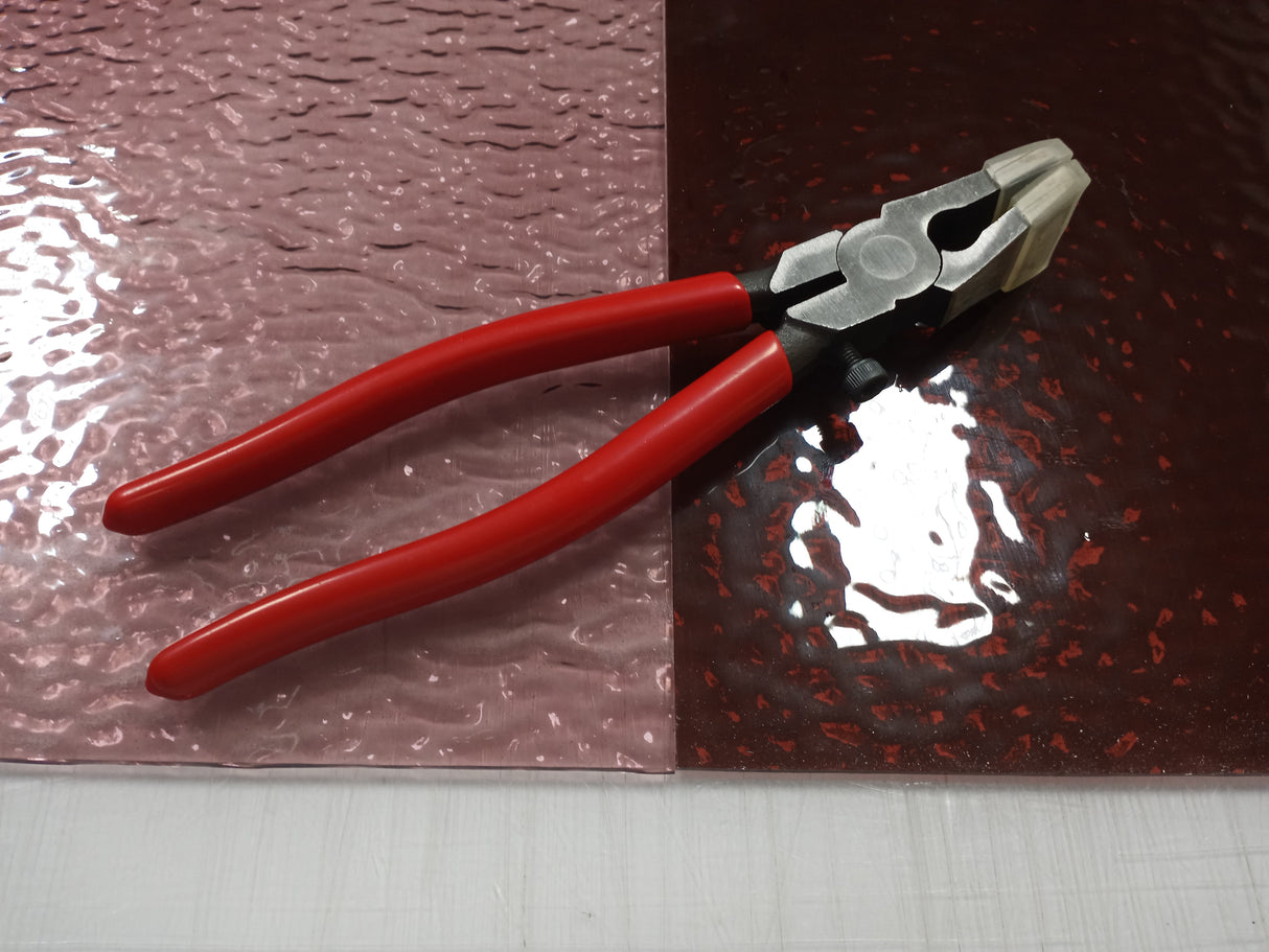 Wissmach Pale Rose Ripple Cathedral Glass