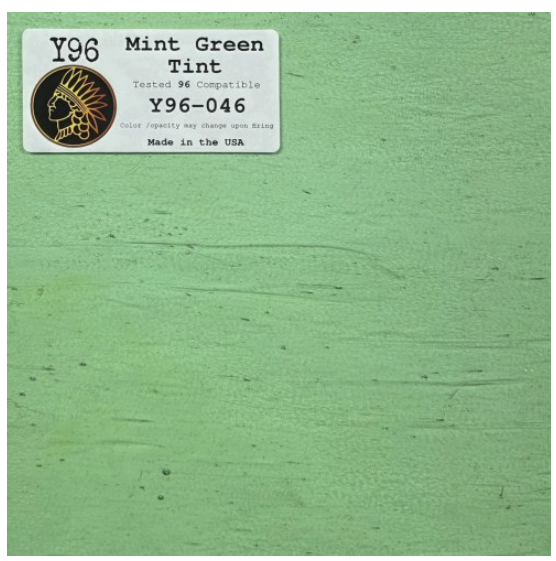 96 COE Mint Green Tint