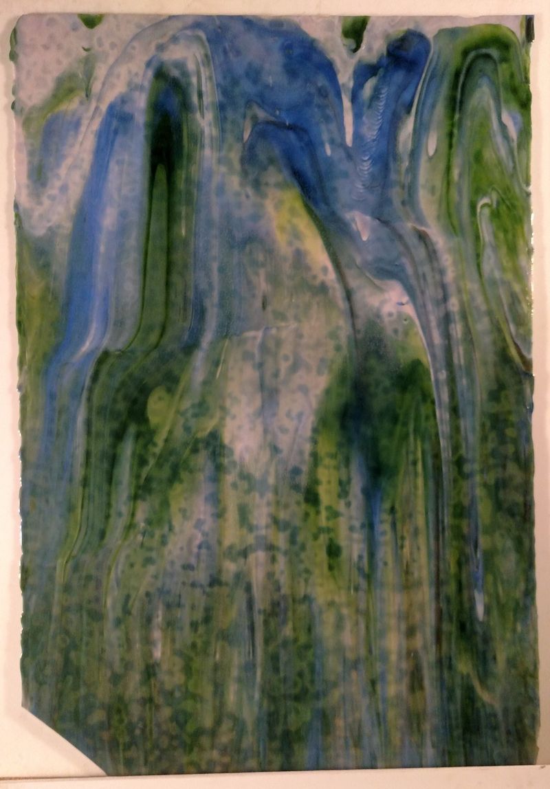 Yough lavender, green, dk blue - Stained Glass Express