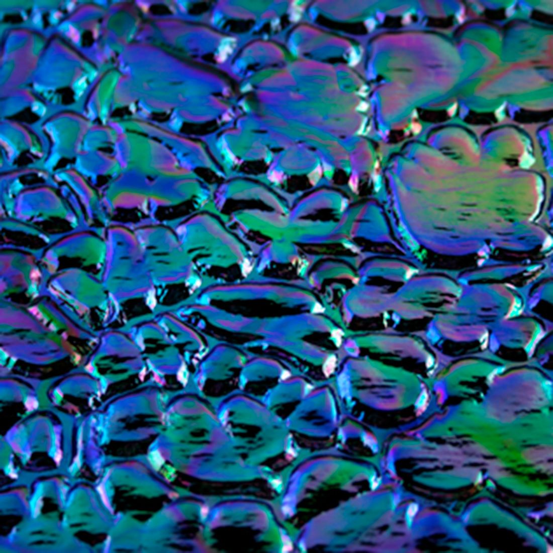 96 Coe Dichroic on Black Reptilian