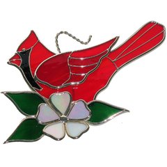 Suncatcher Cardial with Dogwood