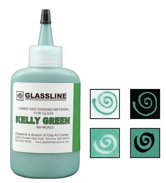 Glassline Fusing Paint Pen Kelly Green