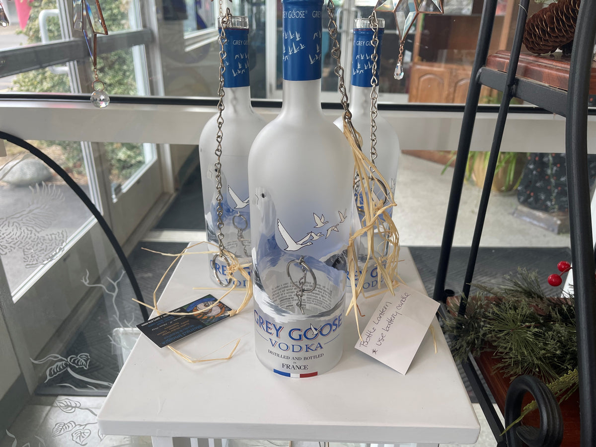 Grey Goose Bottle Lantern