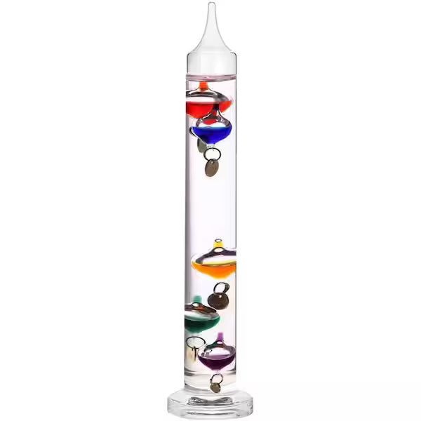 Galileo Designer Wood Galileo Thermometer