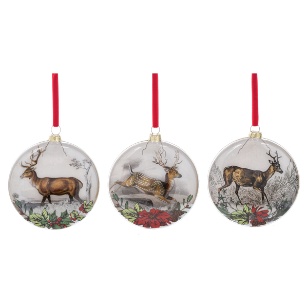 Ornament Vintage Stag Disk