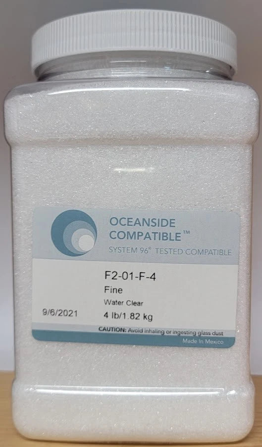 96 COE Frit Fine Clear 4 lb.