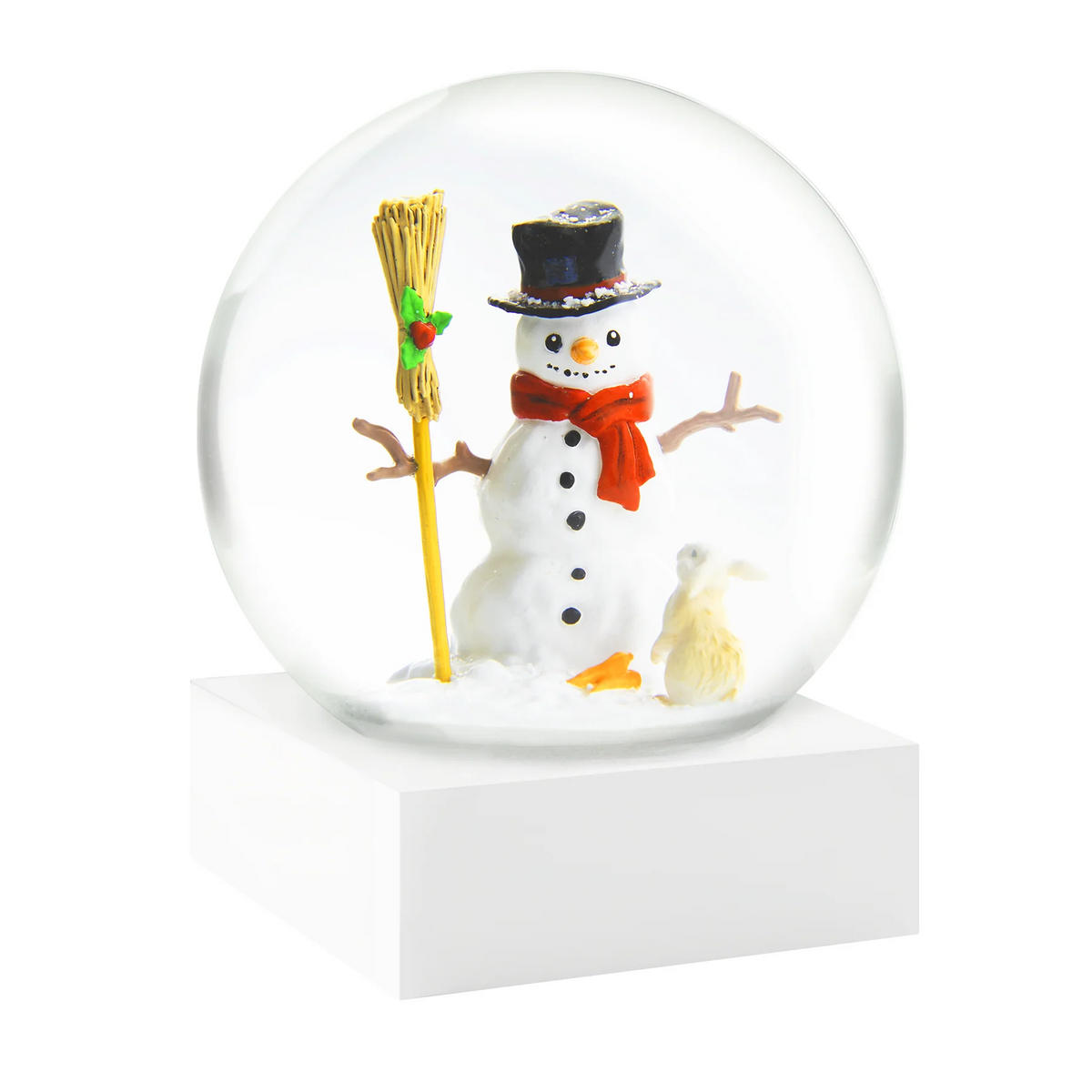 Snow Globe Snowman w/Bunny