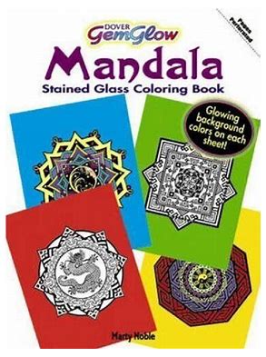 Book Coloring Mandalas GemGlow