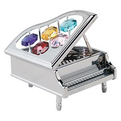 Crystal Swarovski in Chrome Plated Piano