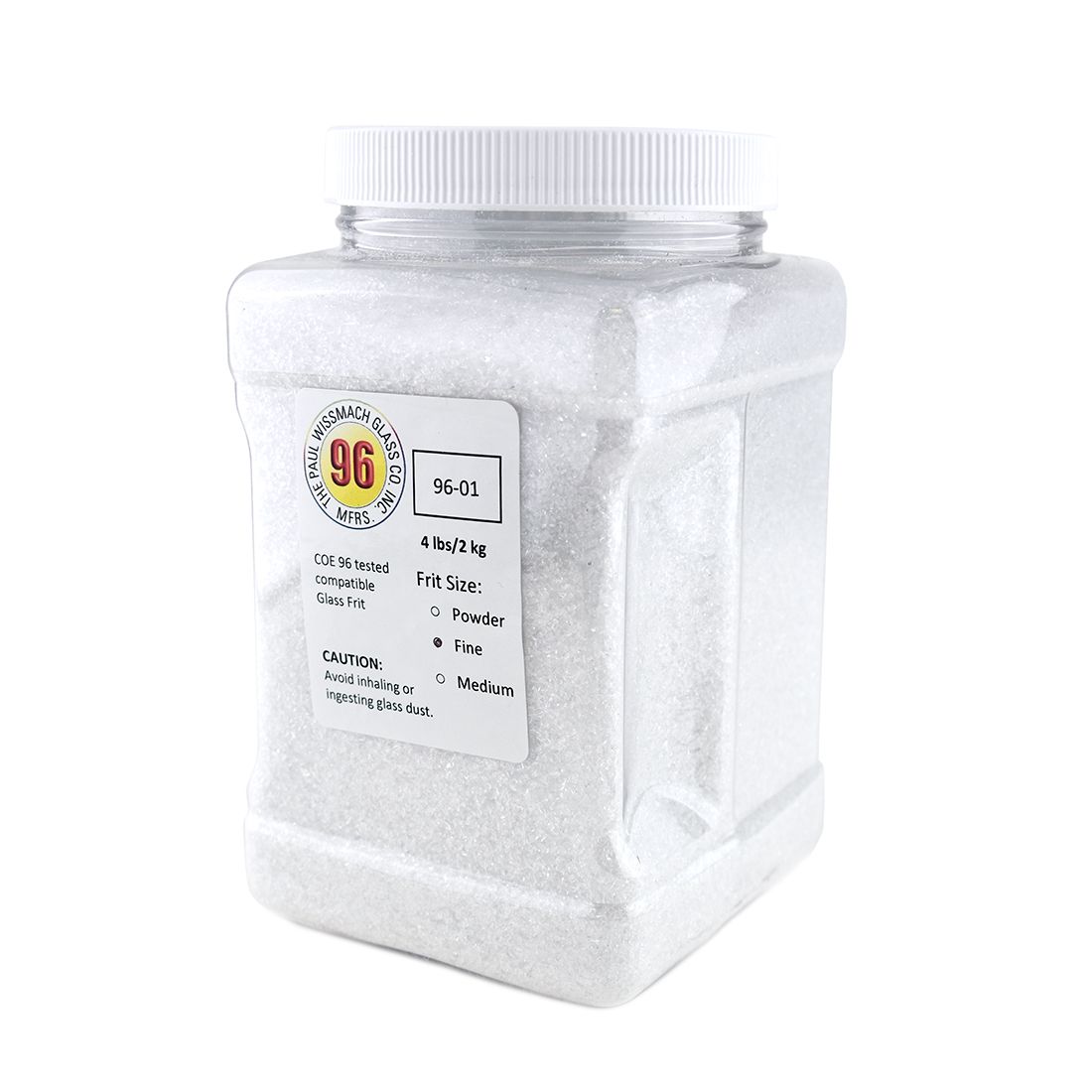 96 Coe Frit Clear Fine 4lbs